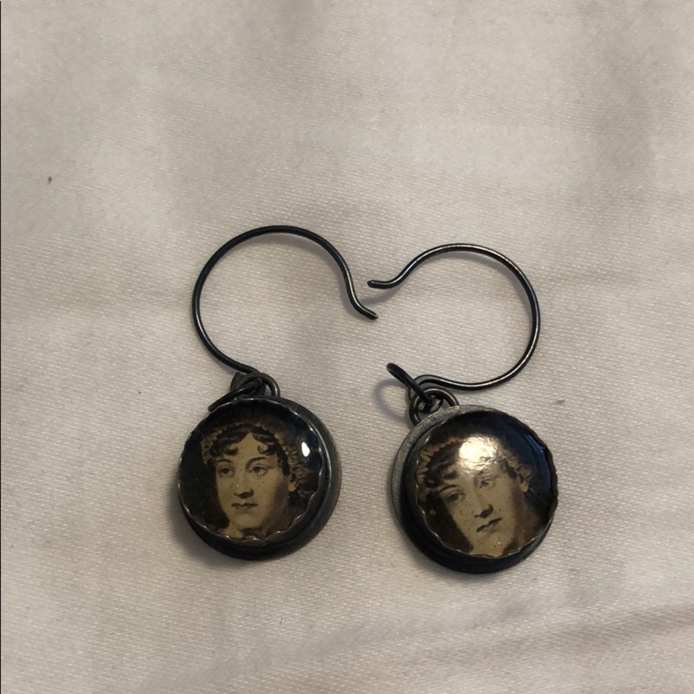 Jane Austen earrings